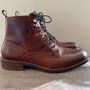 Aldo Giawet Side-Zip Brown Boots size 10